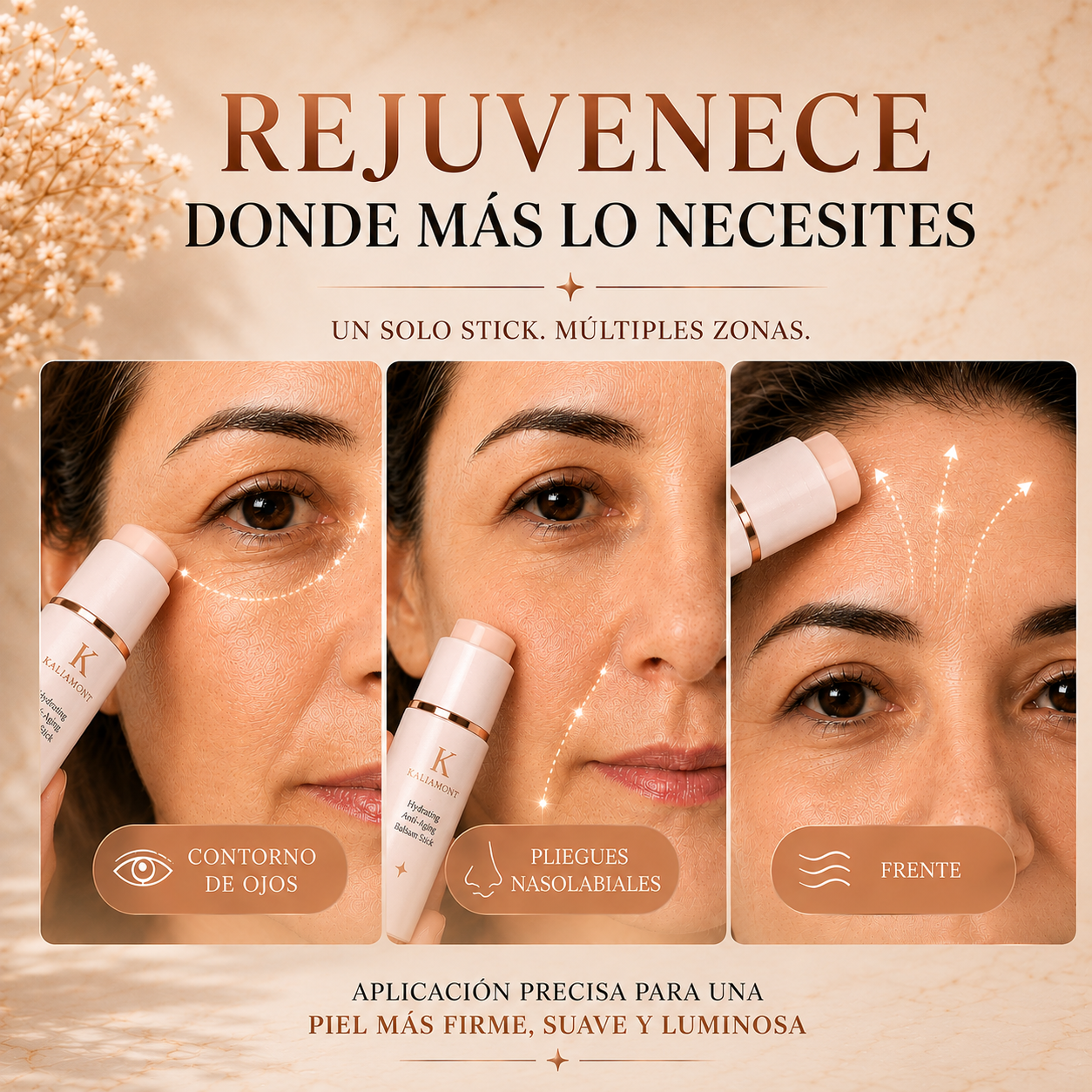 Bálsamo Antiarrugas - 5 en 1 • Rejuvenece • Hidrata • Ilumina • Nutre • Suaviza
